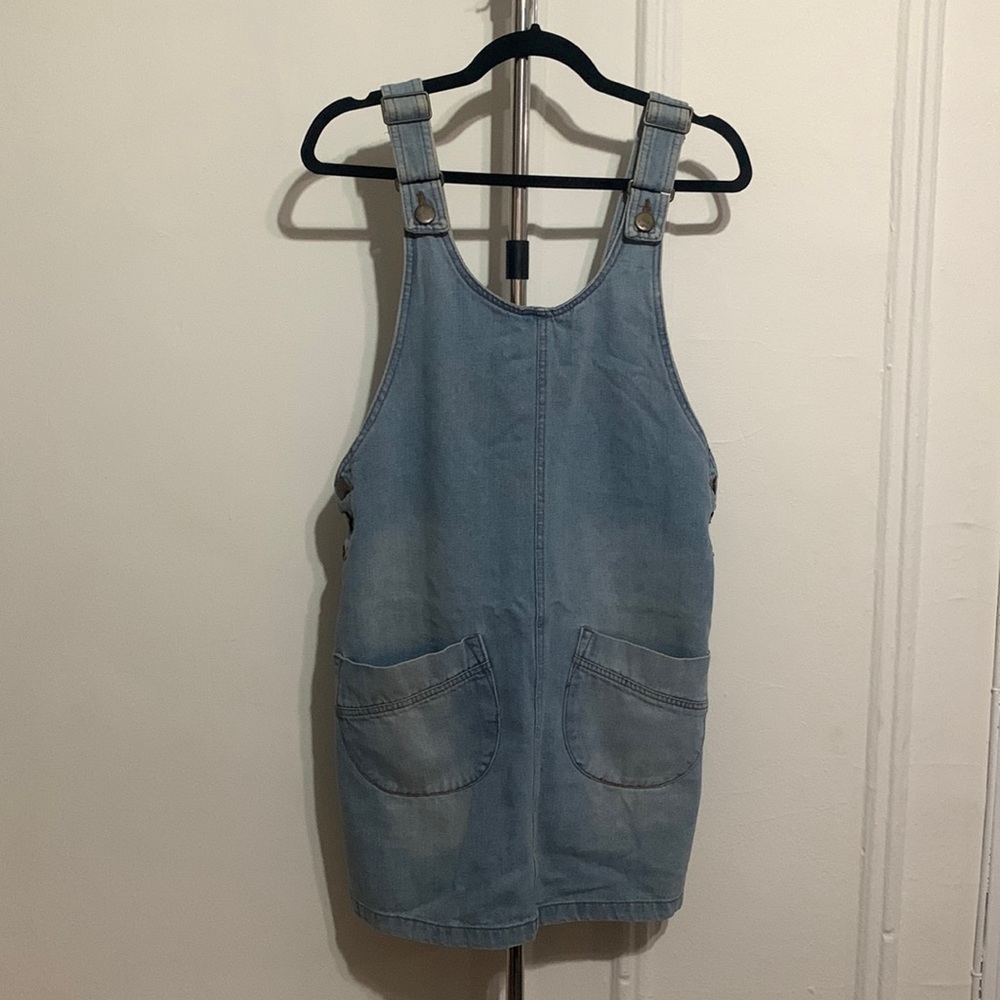 Denim jeans overall jumper skirt